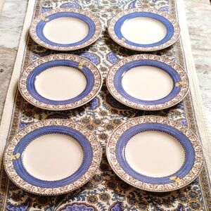 6 Wedgwood Sarah's Garden 7.25 Inch Plates